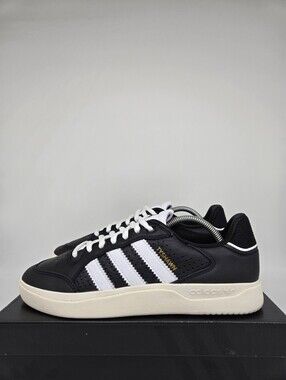 adidas Men's Tyshawn Low JQ1137 Core Black Cloud White Shoes Size 9